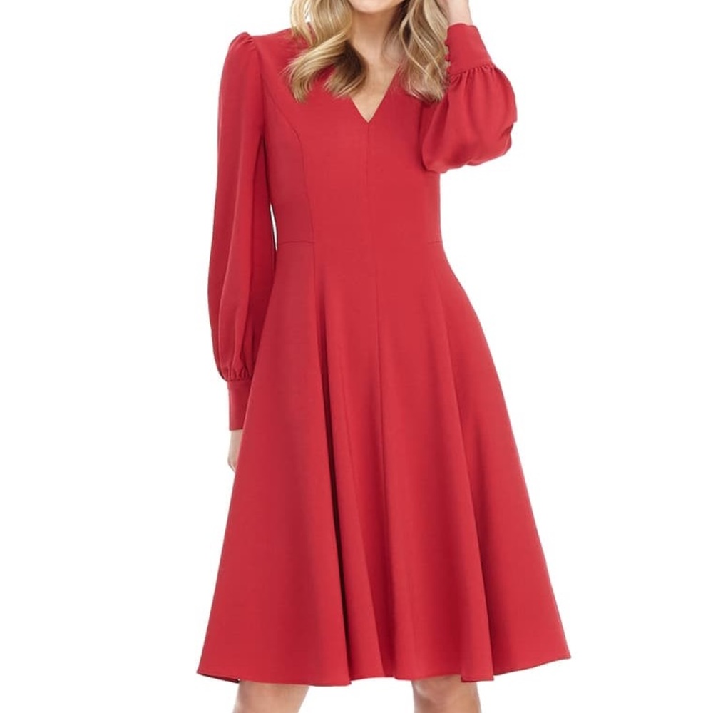 Layla Long Sleeve Fit and Flare Dress